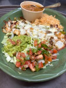 Fajita bowl from Mariachis in Brenham.