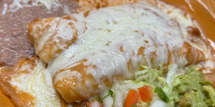 Enchiladas is a great choice for your next meal at Mariachis in Brenham