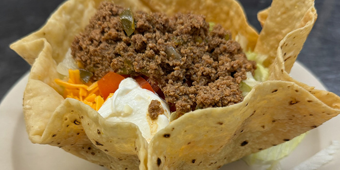 Taco Salad from Mariachis in Brenham is a great lunch or dinner.